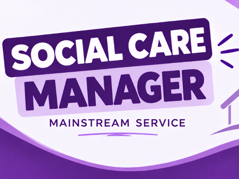 Laois-Social Care Manager -Mainstream Service 